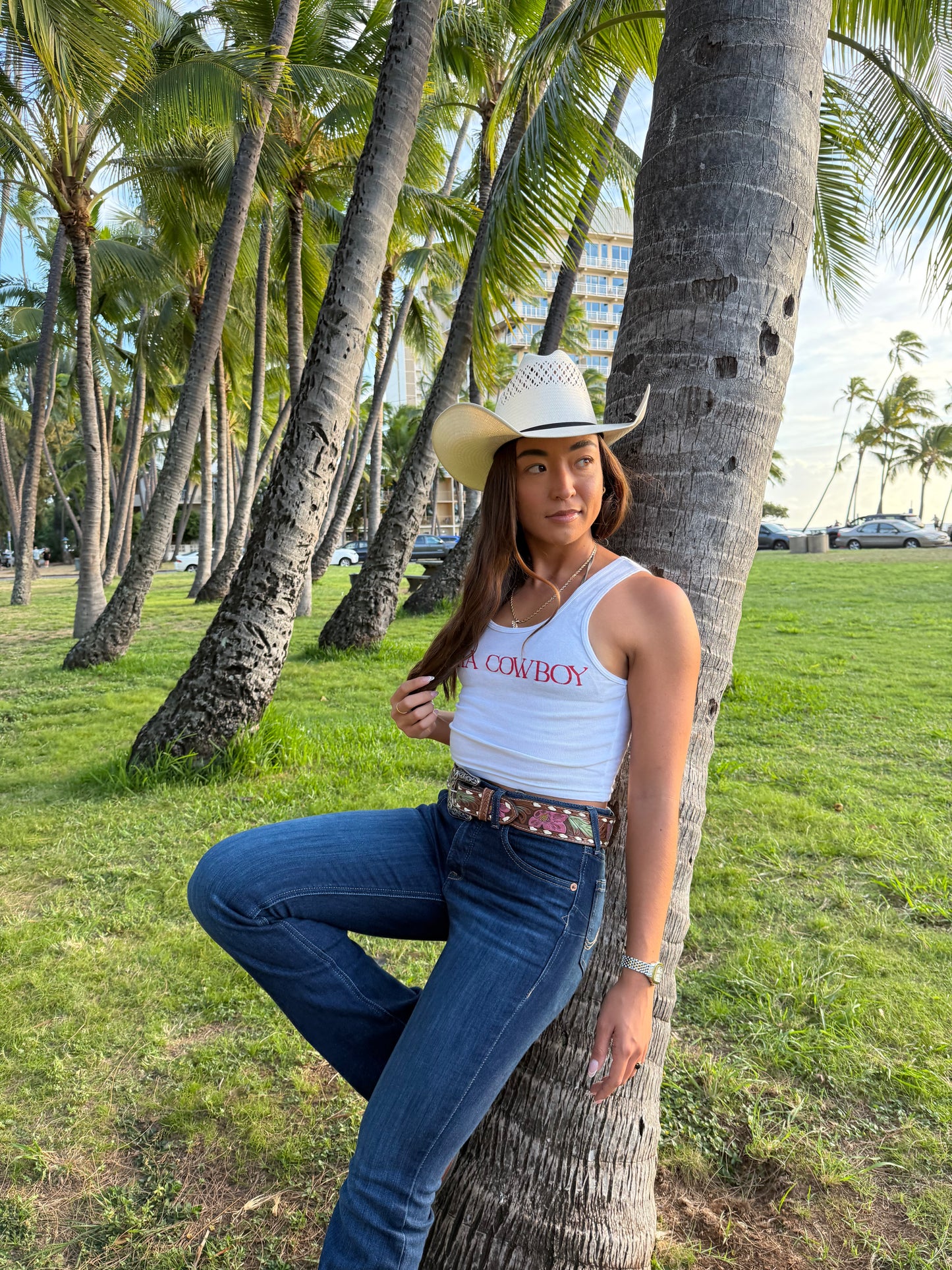 ALOHA COWBOY TANK