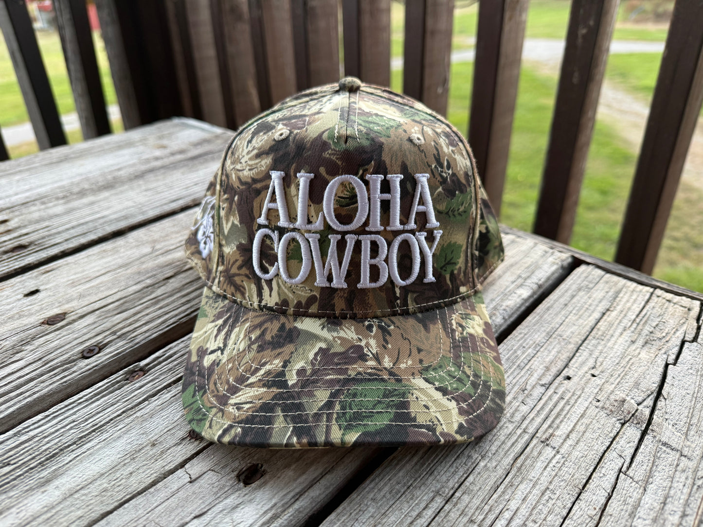 STITCHED ALOHA COWBOY TRUCKER