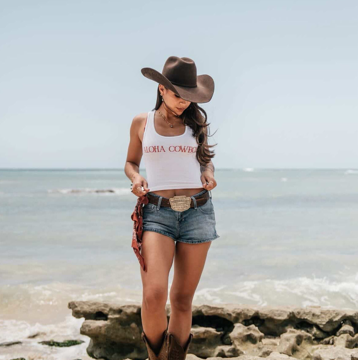ALOHA COWBOY TANK