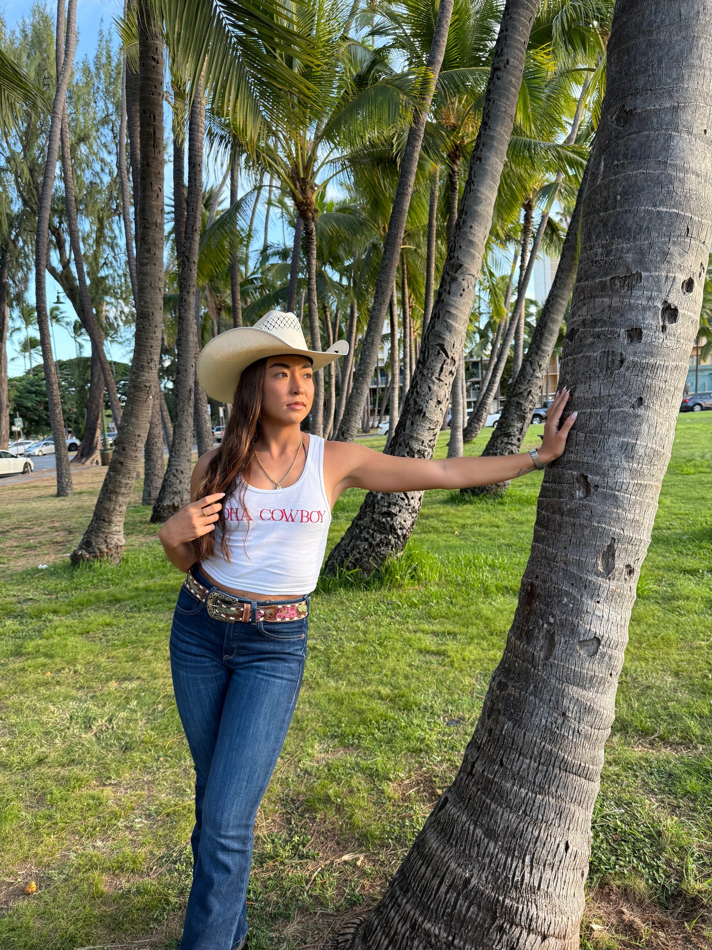 ALOHA COWBOY TANK