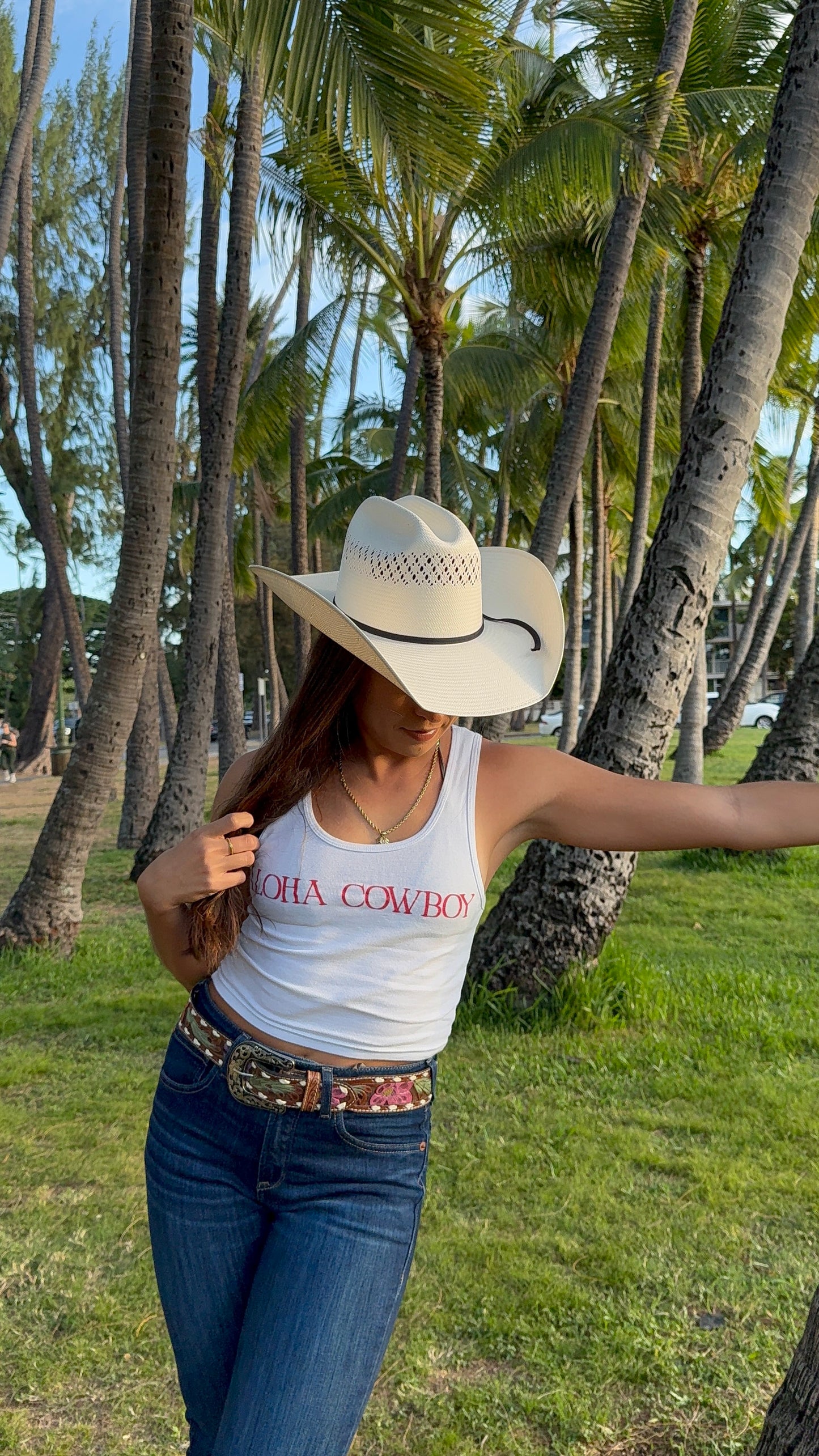 ALOHA COWBOY TANK