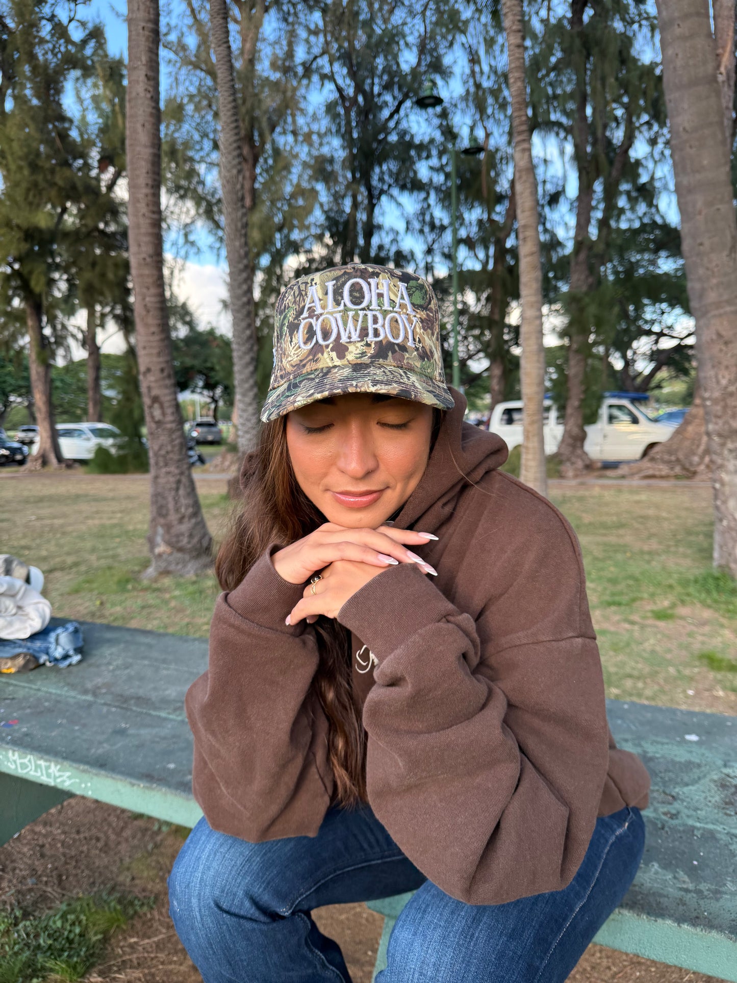 STITCHED ALOHA COWBOY TRUCKER